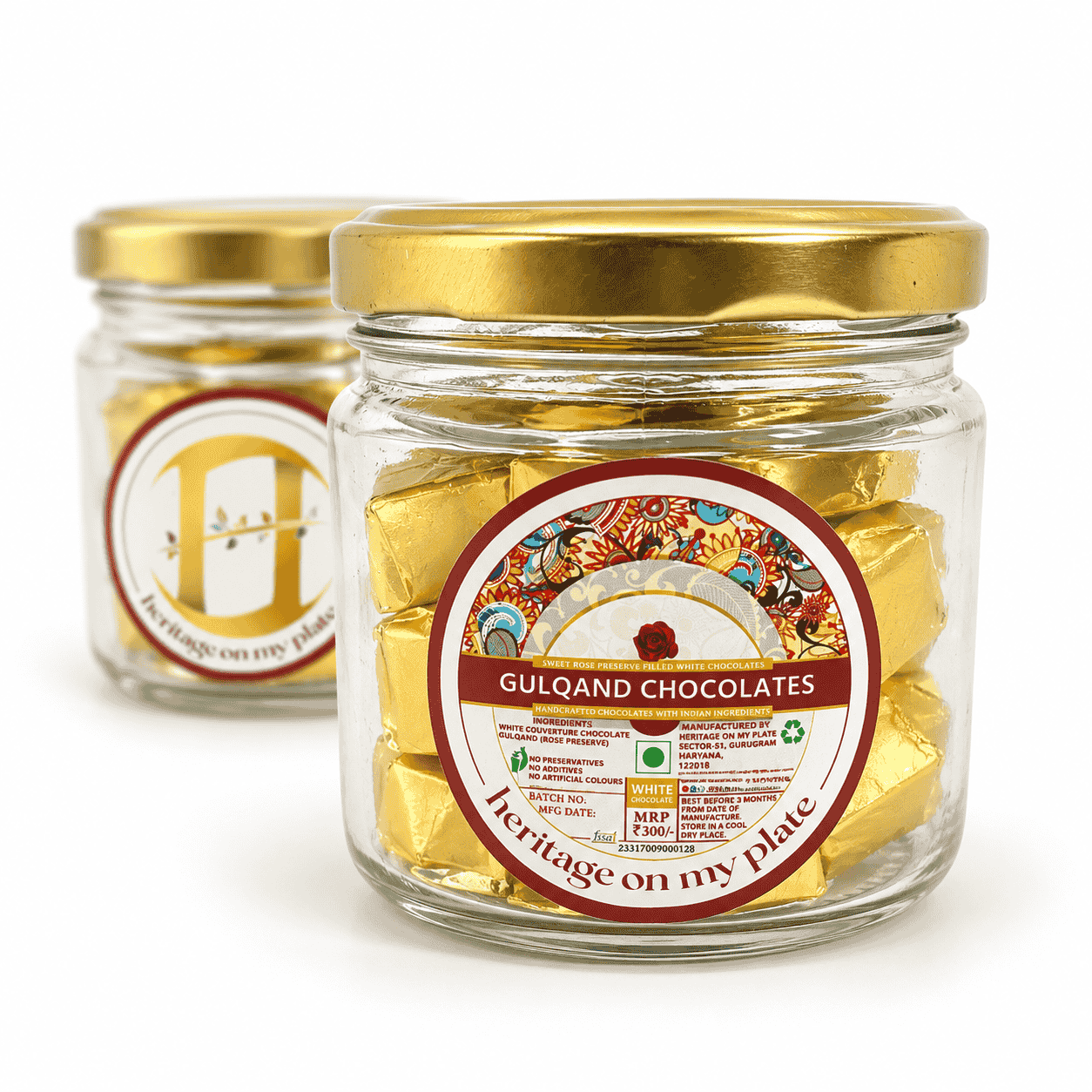 Gulqand Chocolate Gift Jars