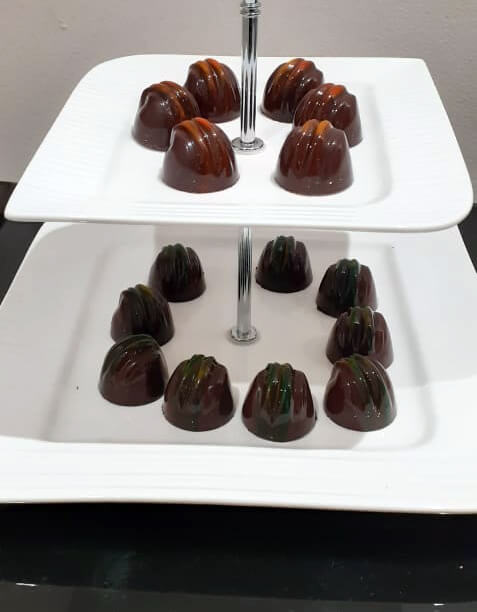 chocolate in a stand